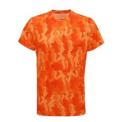 Tempest Tour Orange Mens Camo T